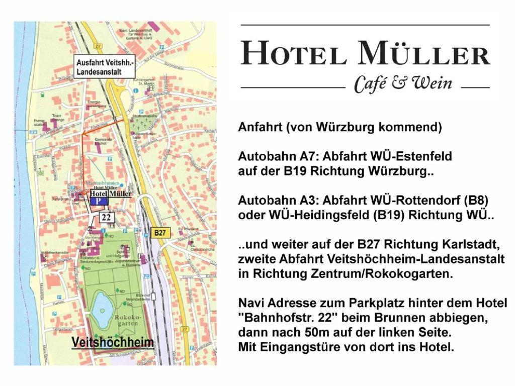Hotel Mueller Cafe & Wein - Mondholzhotel ไฟท์ชืนไฮม์ ภายนอก รูปภาพ